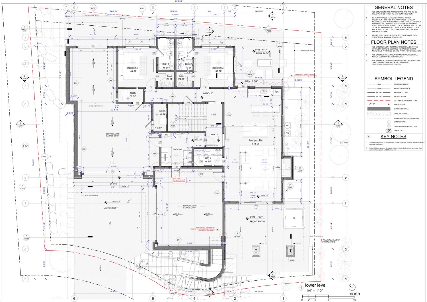 Project 05 — lower level floor plan