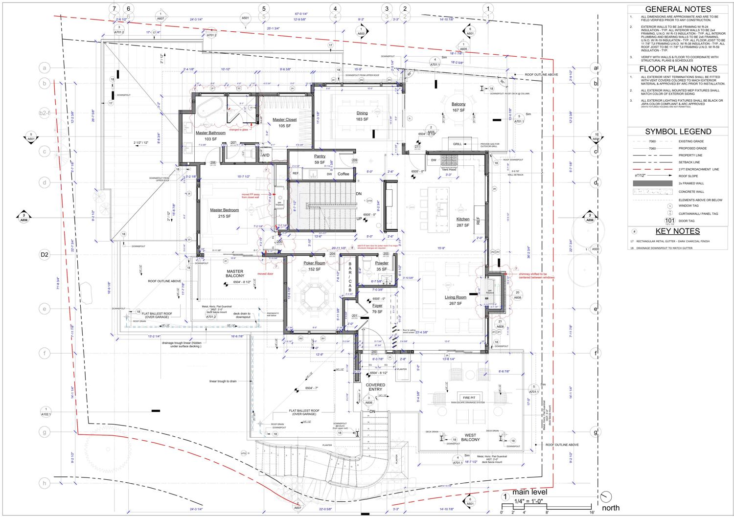 Project 05 — main level floor plan