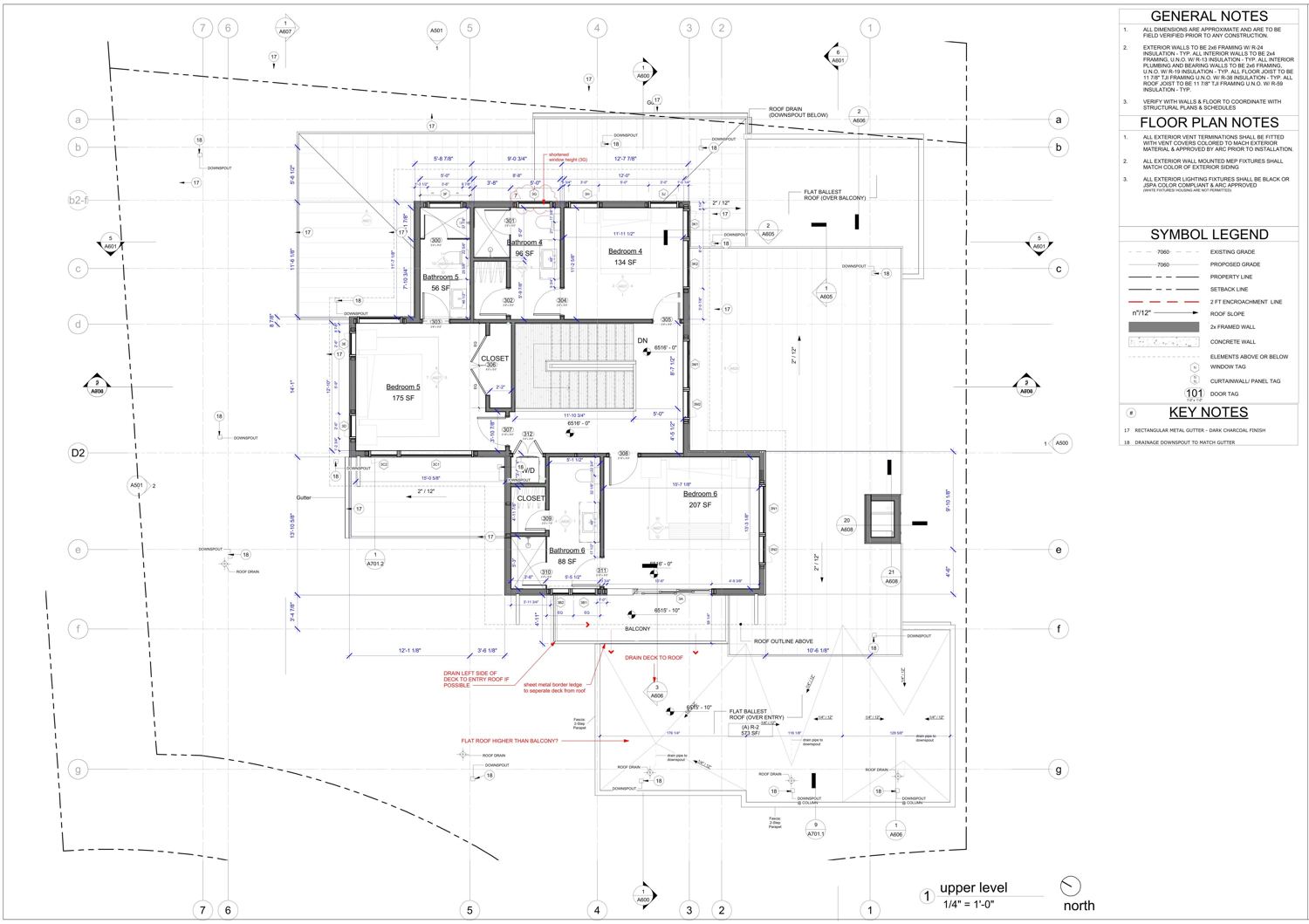Project 05 — upper level floor plan